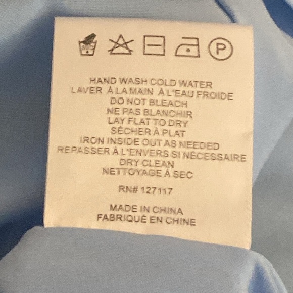 Badgley Mischka Blue and Green Halter Mini Cocktail Party Dress size 10 - Picture 12 of 13